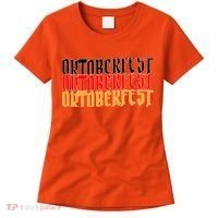 Oktoberfest Word Flag Logo Women's T-Shirt thumb 0