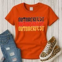 Oktoberfest Word Flag Logo Women's T-Shirt thumb 3