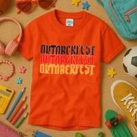 Oktoberfest Word Flag Logo Kids T-Shirt thumb 3