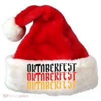 Oktoberfest Word Flag Logo Santa Hat thumb 0