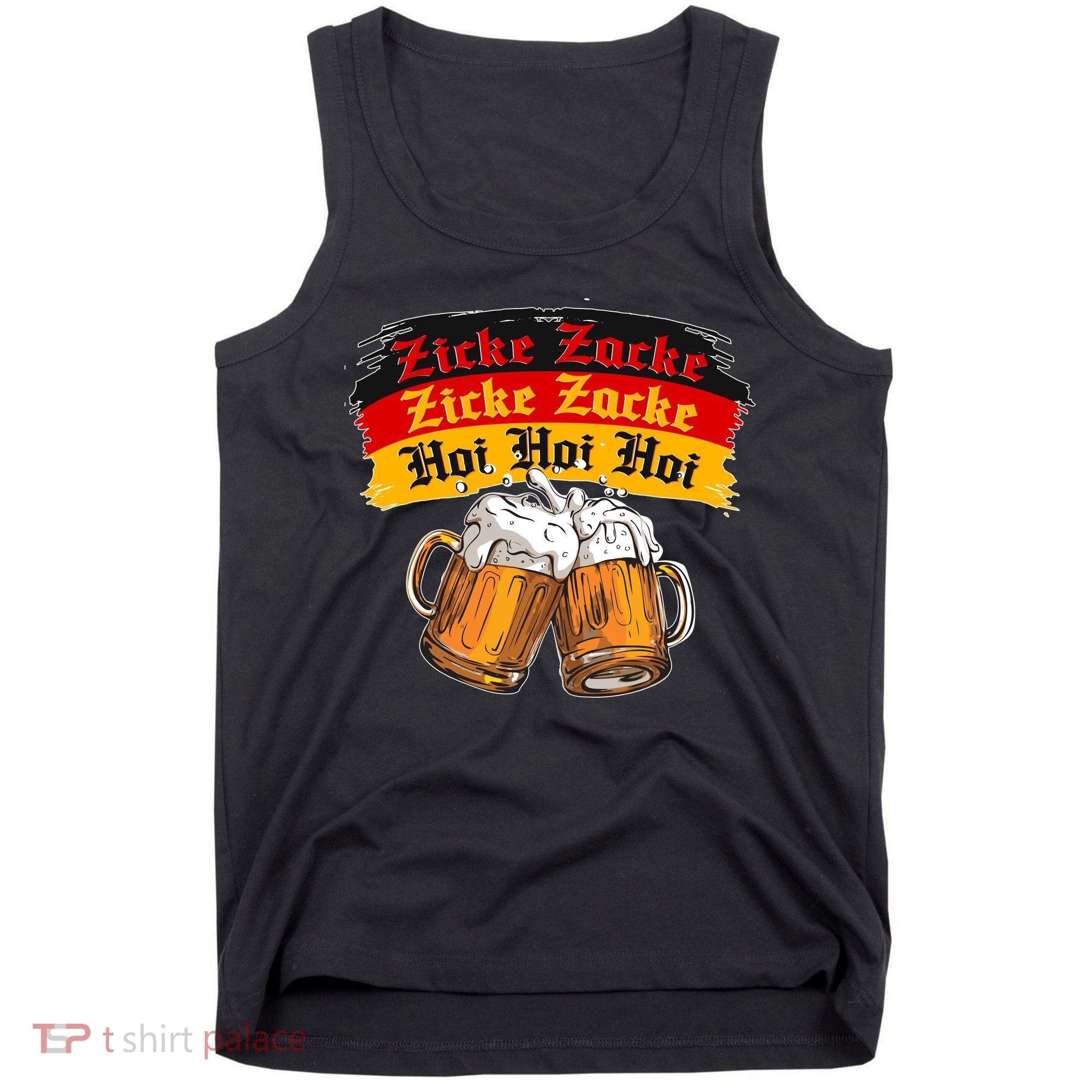 Oktoberfest Zicke Zacke Hoi Hoi Hoi Tank Top