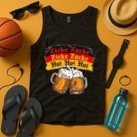 Oktoberfest Zicke Zacke Hoi Hoi Hoi Tank Top thumb 4