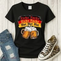 Oktoberfest Zicke Zacke Hoi Hoi Hoi Women's T-Shirt thumb 3