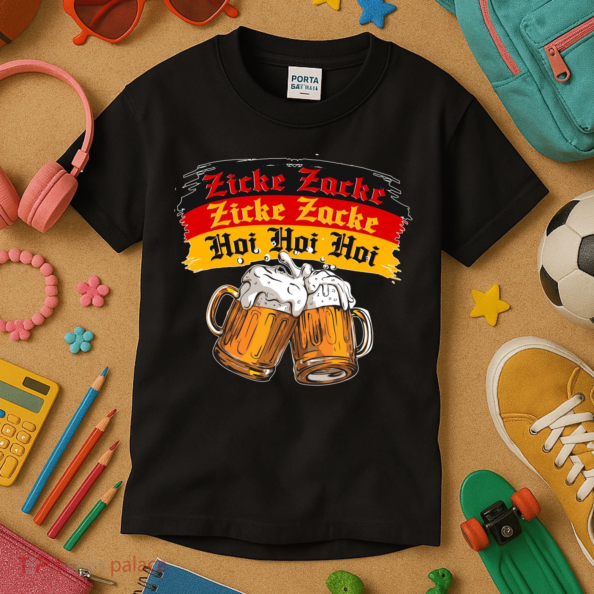 Oktoberfest Zicke Zacke Hoi Hoi Hoi Kids T-Shirt