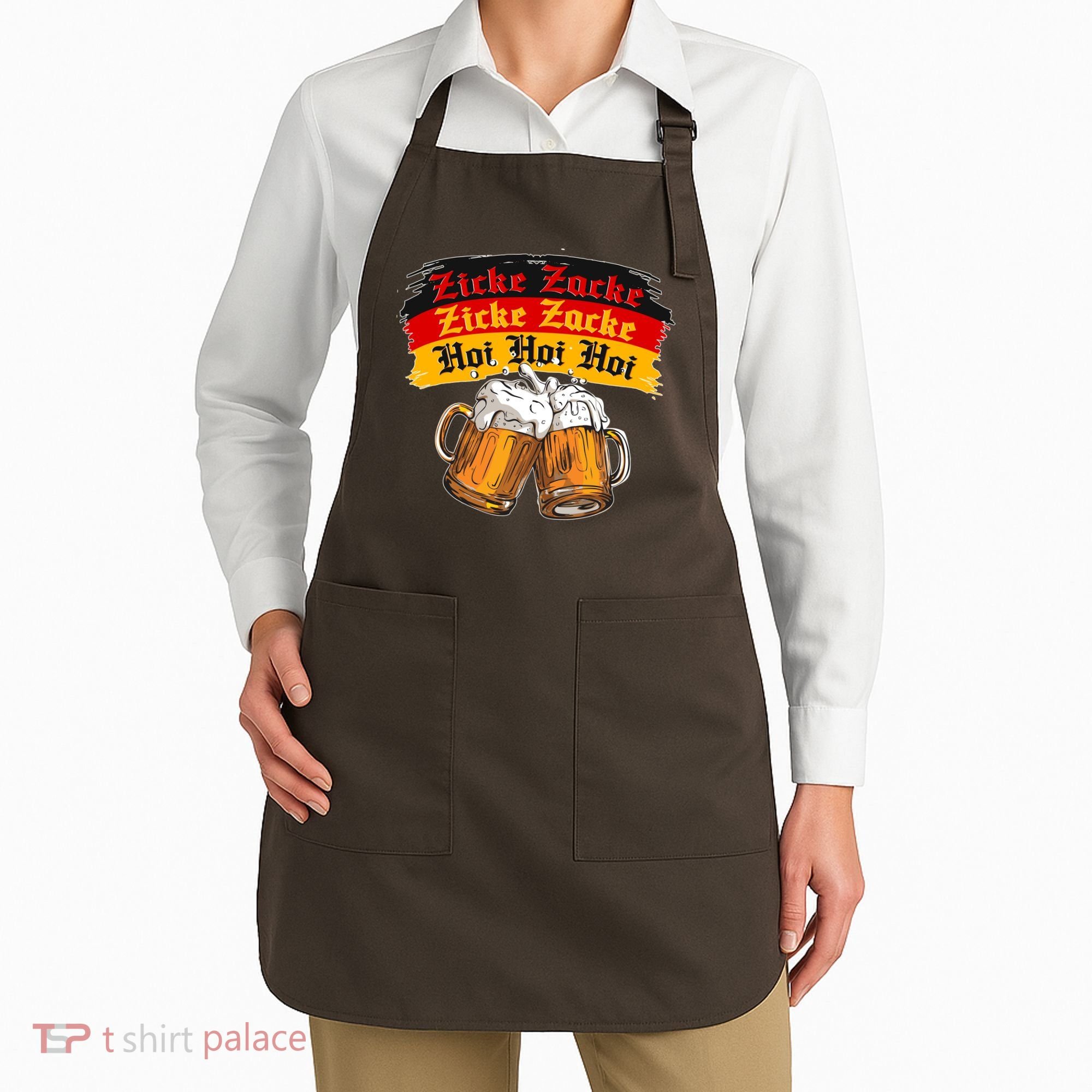 Oktoberfest Zicke Zacke Hoi Hoi Hoi Apron