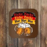 Oktoberfest Zicke Zacke Hoi Hoi Hoi Coaster thumb 0