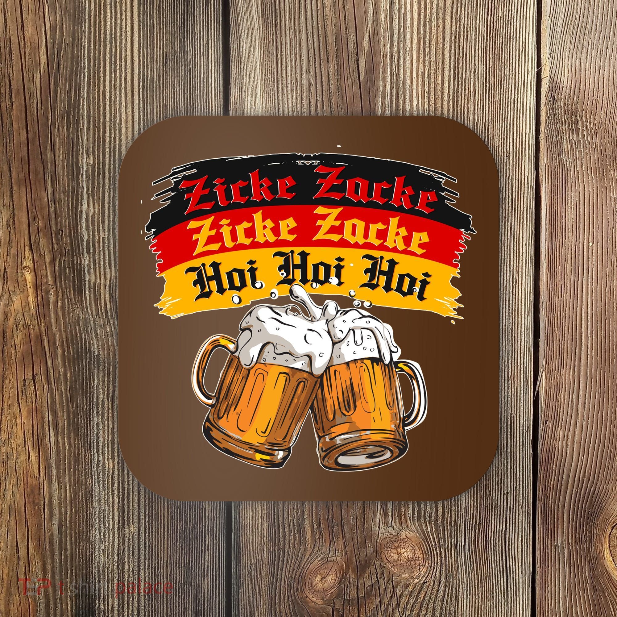 Oktoberfest Zicke Zacke Hoi Hoi Hoi Coaster