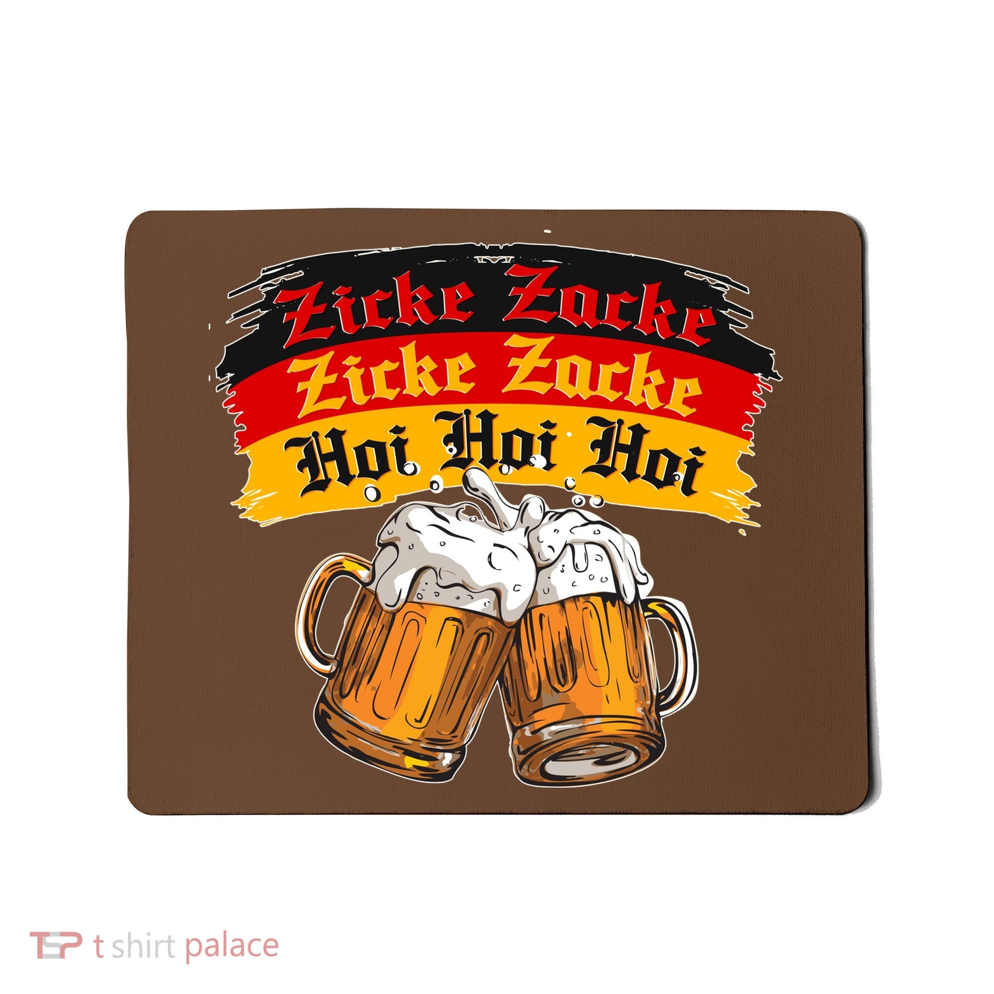 Oktoberfest Zicke Zacke Hoi Hoi Hoi Mousepad