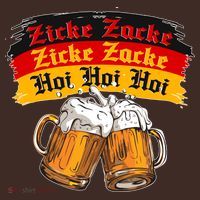 Oktoberfest Zicke Zacke Hoi Hoi Hoi Mousepad thumb 1