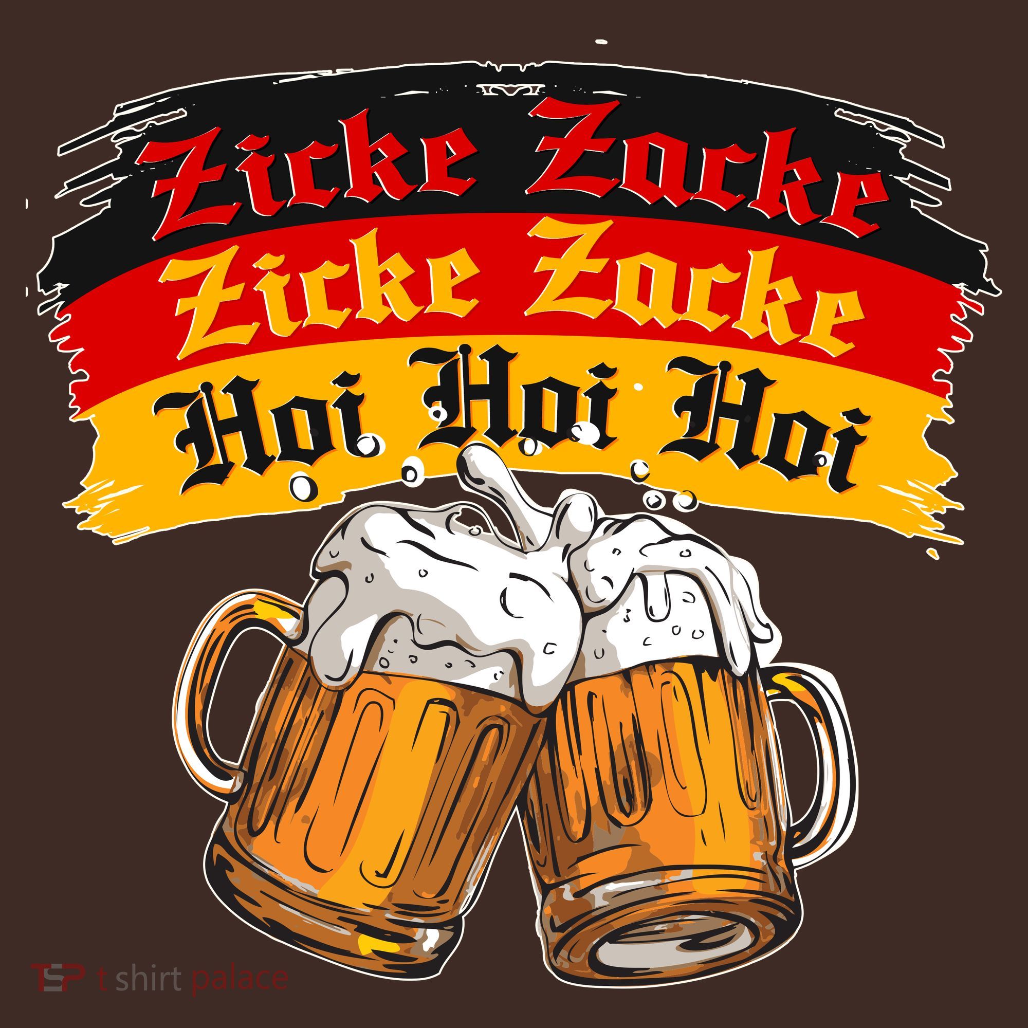 Oktoberfest Zicke Zacke Hoi Hoi Hoi Mousepad