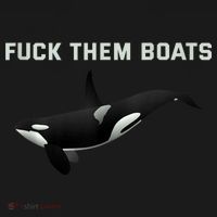 Orca Killer Whale Fuck Them Boats Funny Boat Whale Gift Women's Hoodie thumb 2