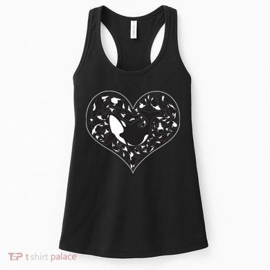 Orca Killer Whale Love Women's Tank Top