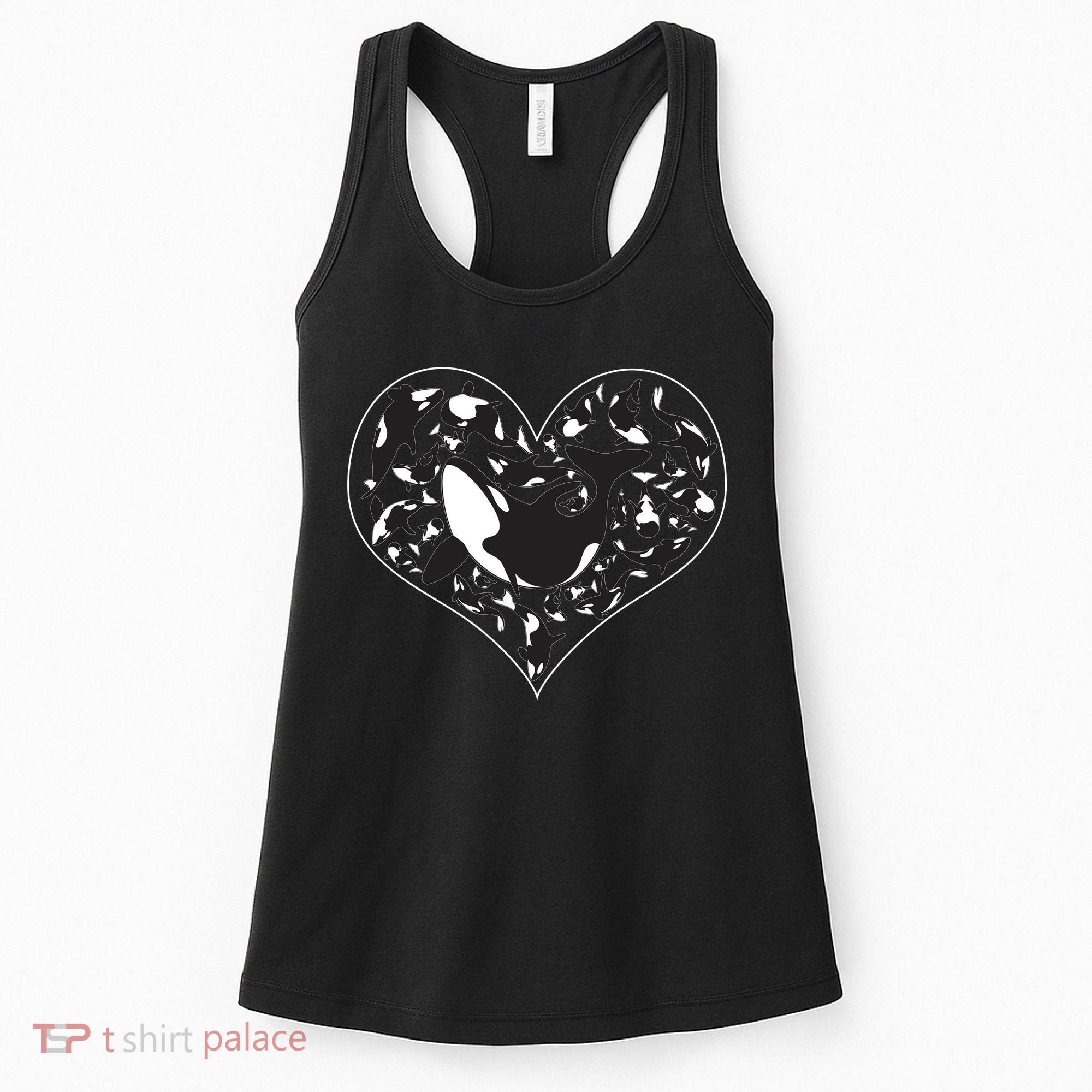 Orca Killer Whale Love Women's Tank Top
