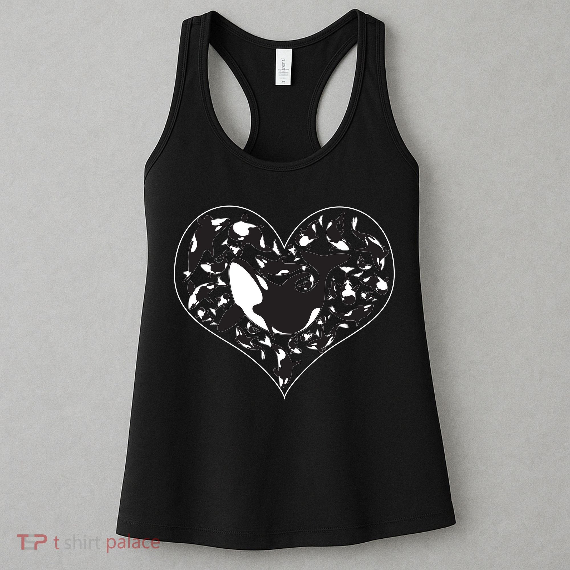 Orca Killer Whale Love Women's Tank Top