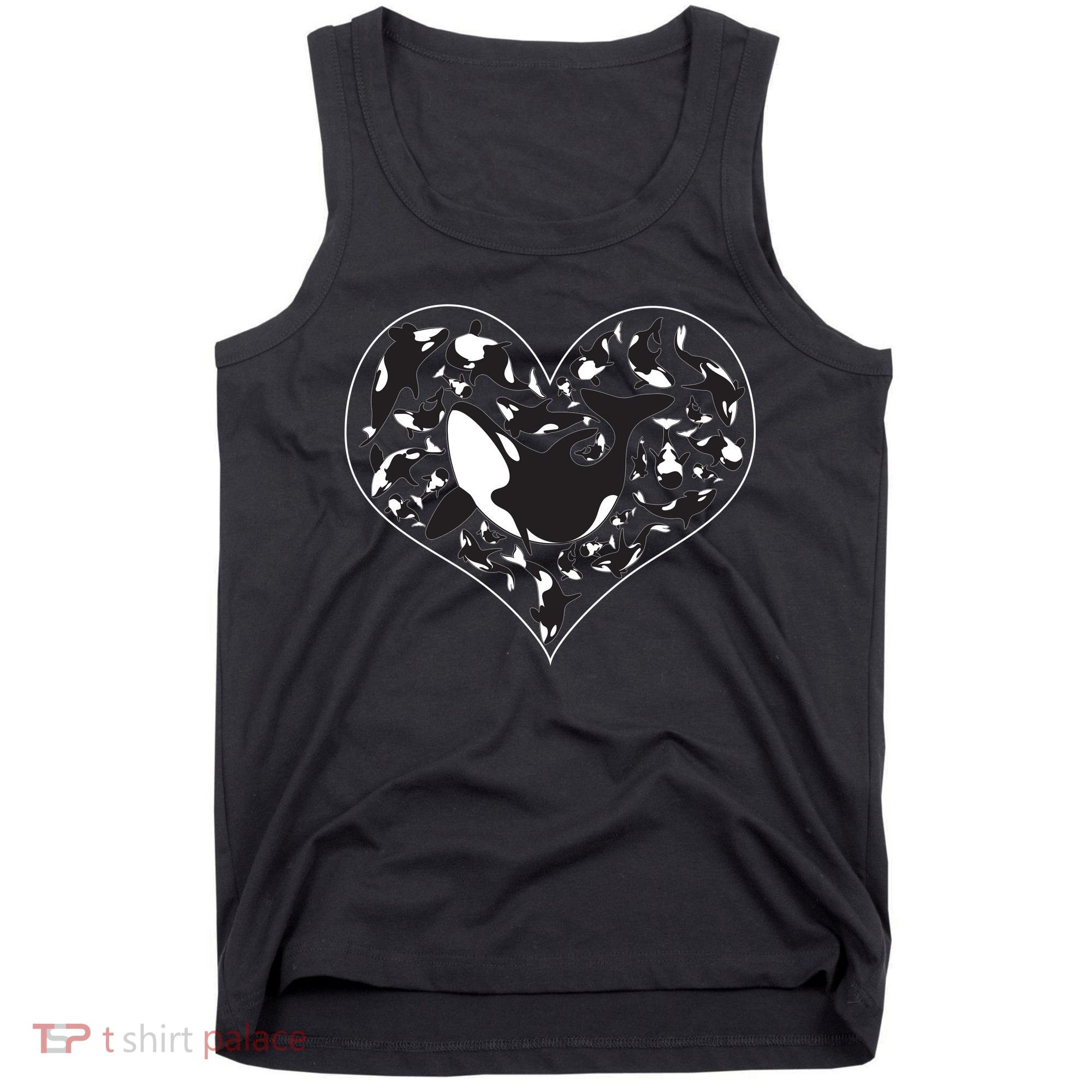 Orca Killer Whale Love Tank Top