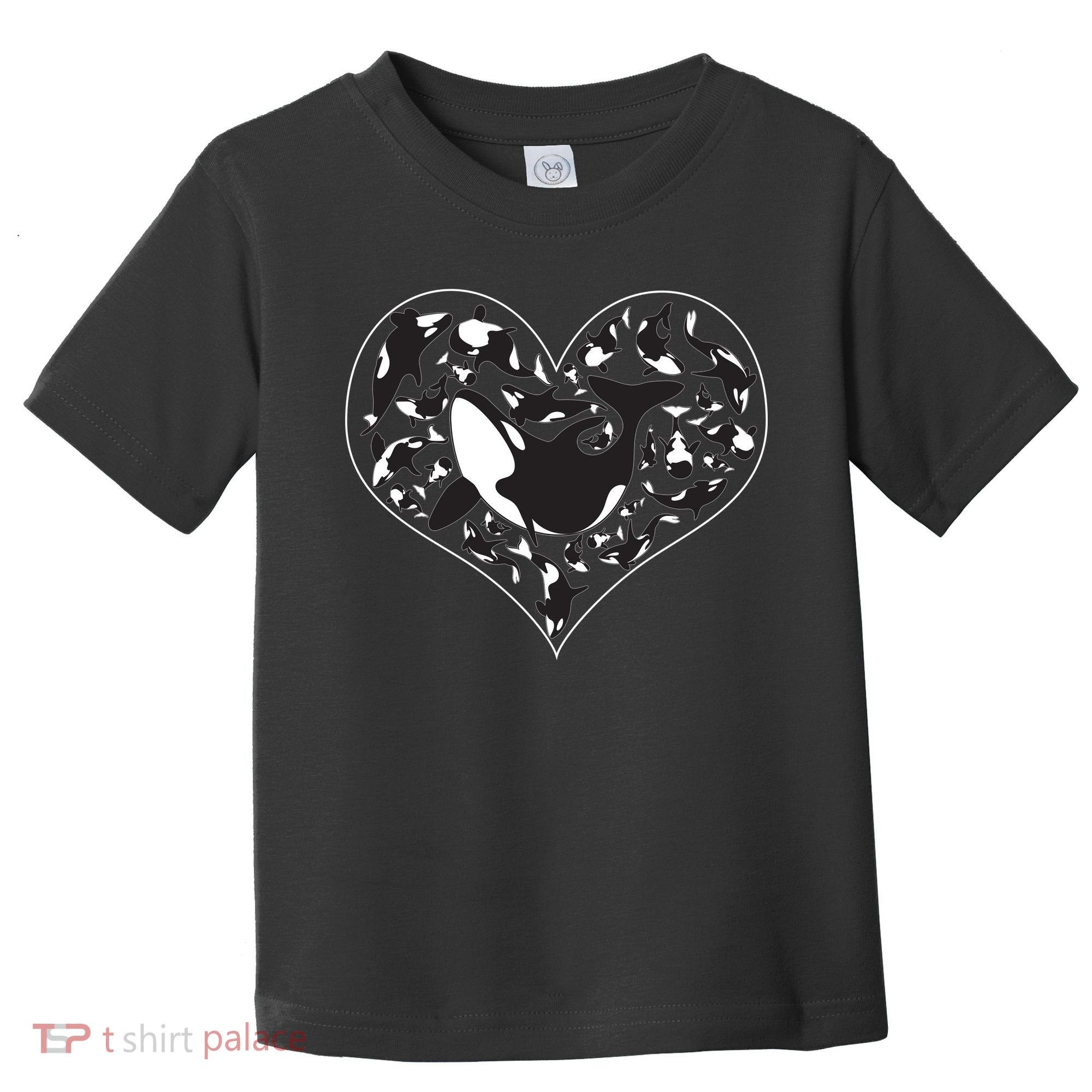 Orca Killer Whale Love Toddler T-Shirt