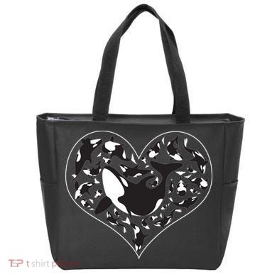 Orca Killer Whale Love Tote Bag