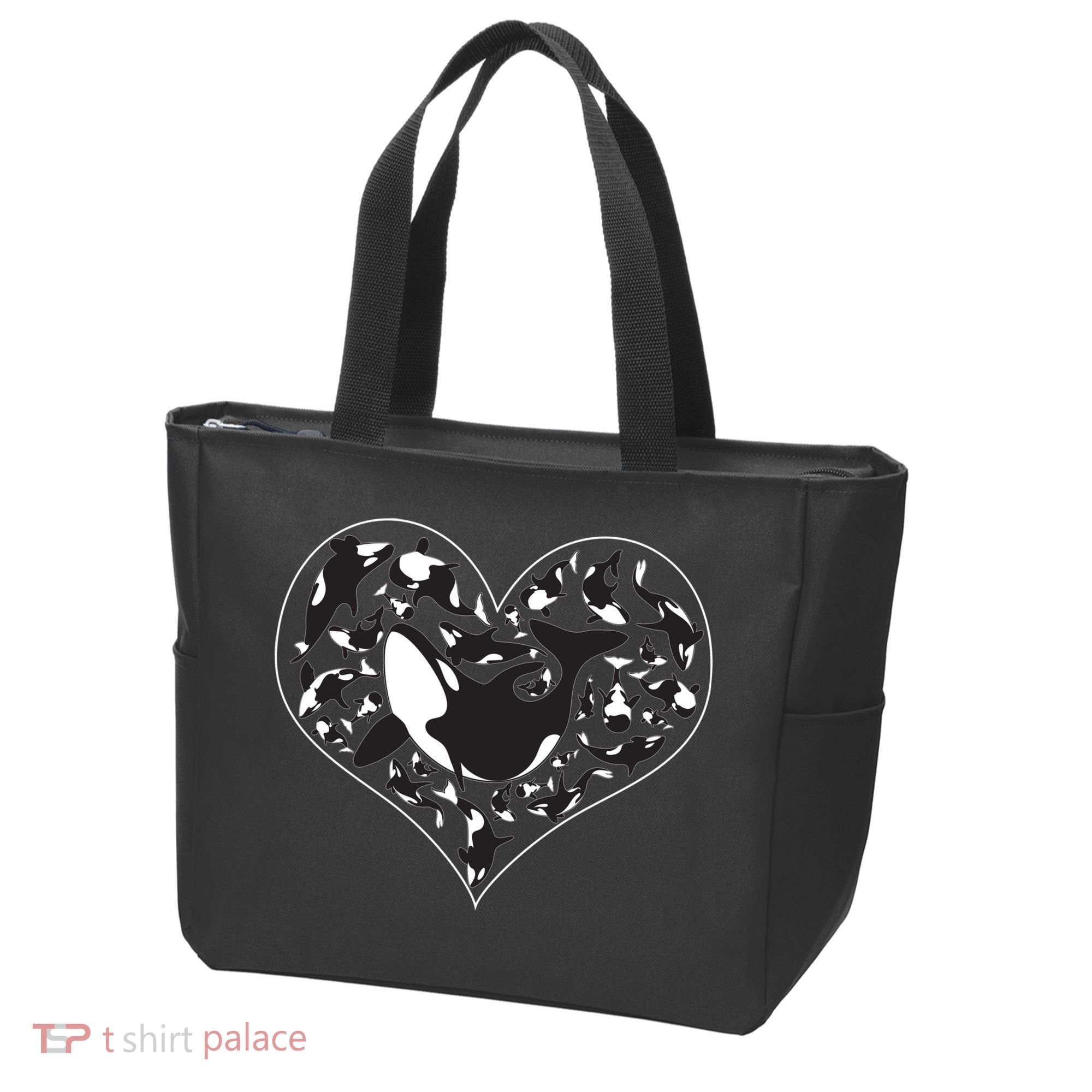 Orca Killer Whale Love Tote Bag