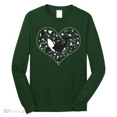 Orca Killer Whale Love Long Sleeve Shirt