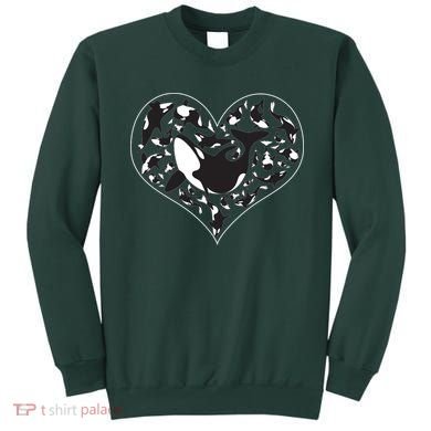 Orca Killer Whale Love Sweatshirt