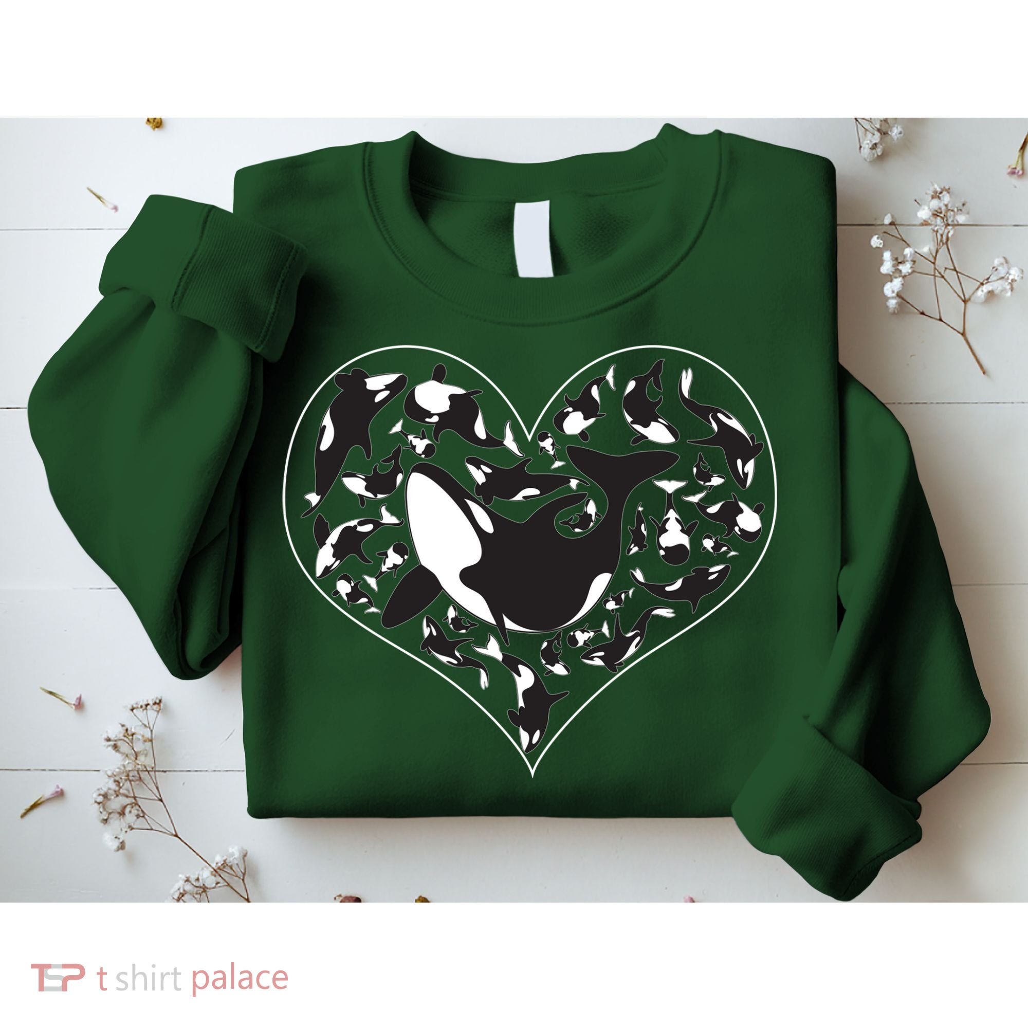 Orca Killer Whale Love Sweatshirt