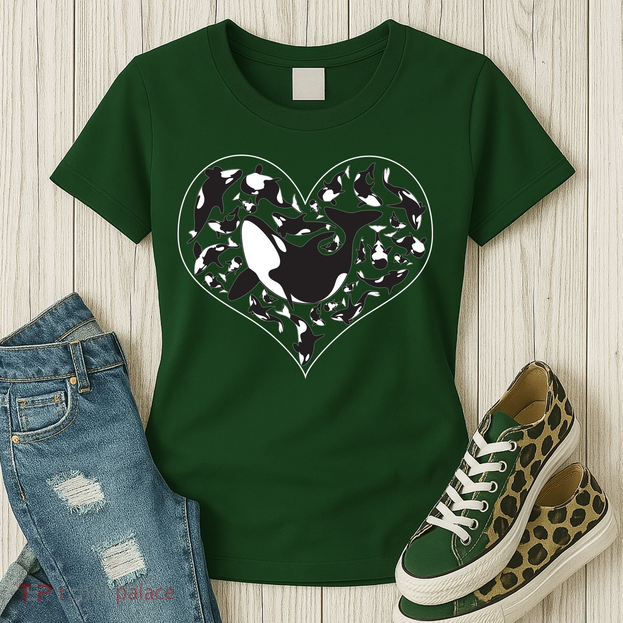 Orca Killer Whale Love Women's T-Shirt