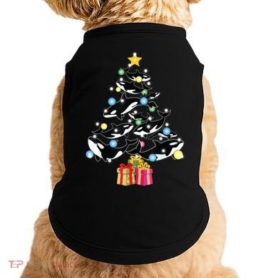 Orca Killer Whale Christmas Tree Orca Whales Lover Gift Doggie Tank