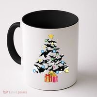 Orca Killer Whale Christmas Tree Orca Whales Lover Gift Coffee Mug thumb 0