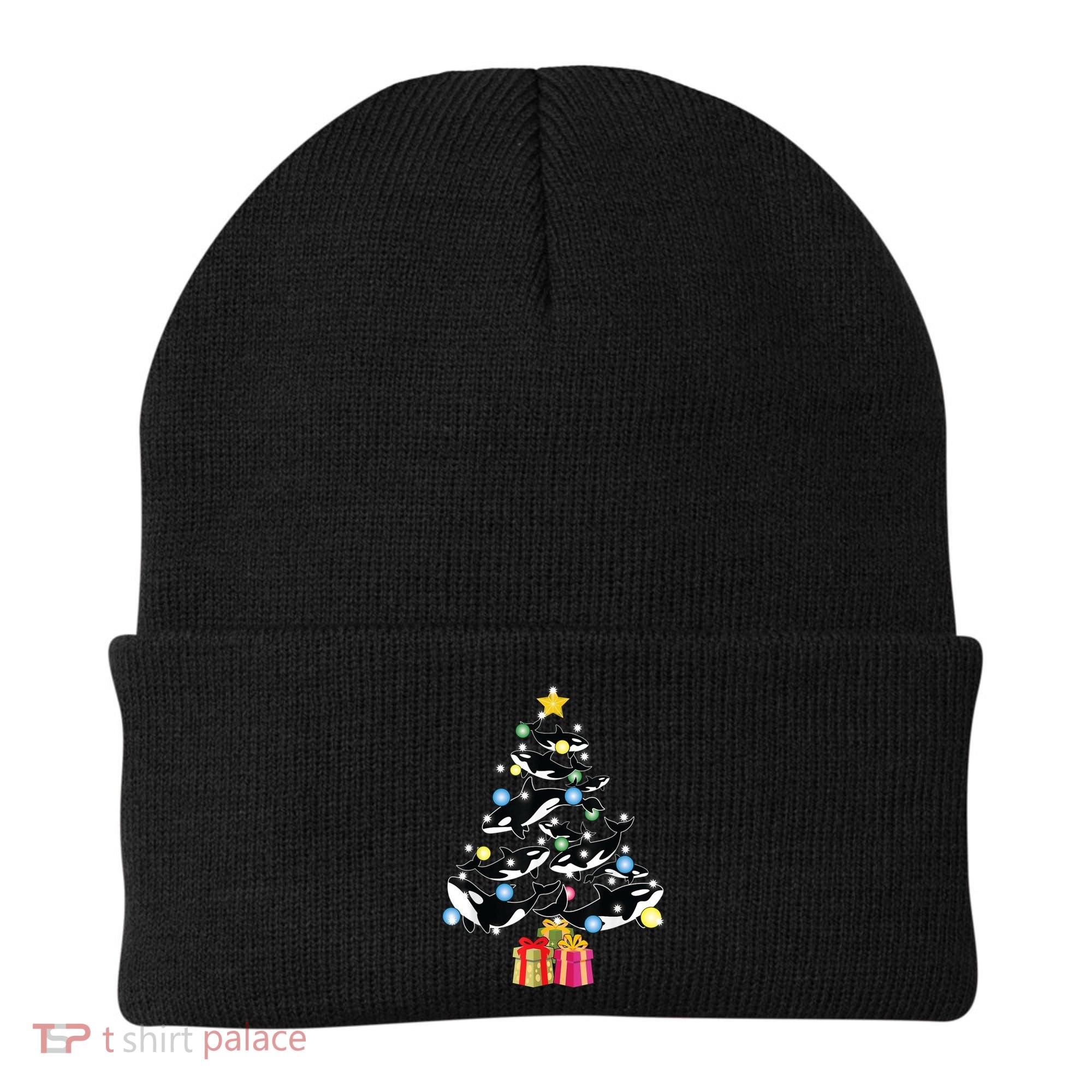 Orca Killer Whale Christmas Tree Orca Whales Lover Gift Beanie