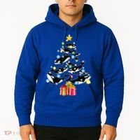 Orca Killer Whale Christmas Tree Orca Whales Lover Gift Hoodie thumb 2