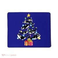 Orca Killer Whale Christmas Tree Orca Whales Lover Gift Mousepad thumb 0