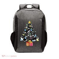 Orca Killer Whale Christmas Tree Orca Whales Lover Gift Vector Backpack thumb 0