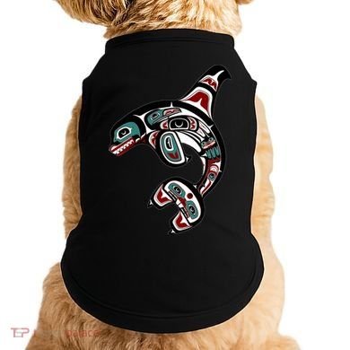 Orca Killer Whale Pacific Northwest Alaska Native American Doggie Tank