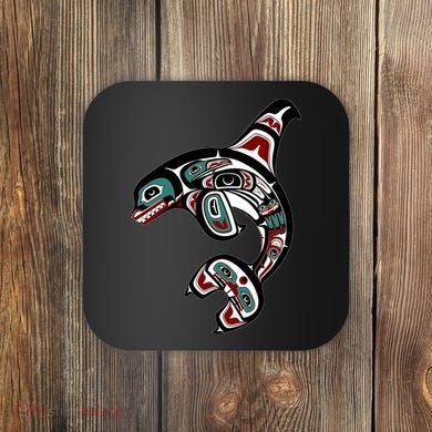 Orca Killer Whale Pacific Northwest Alaska Native American Coaster