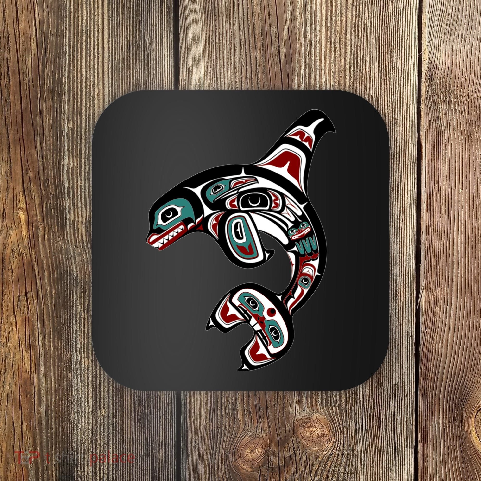 Orca Killer Whale Pacific Northwest Alaska Native American Coaster