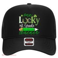 One Lucky 1st Grade Teacher St PatrickS Day Pencil Leopard Hat thumb 0