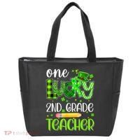 One Lucky 2nd Grade Teacher Pencil Shamrock St Patricks Day Tote Bag thumb 0