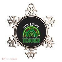 One Lucky 2nd Grade Teacher St Patricks Day Teacher Rainbow Ornament thumb 0