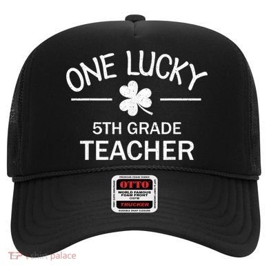 One Lucky 5th Grade Teacher Matching St Patricks Day Gift Hat