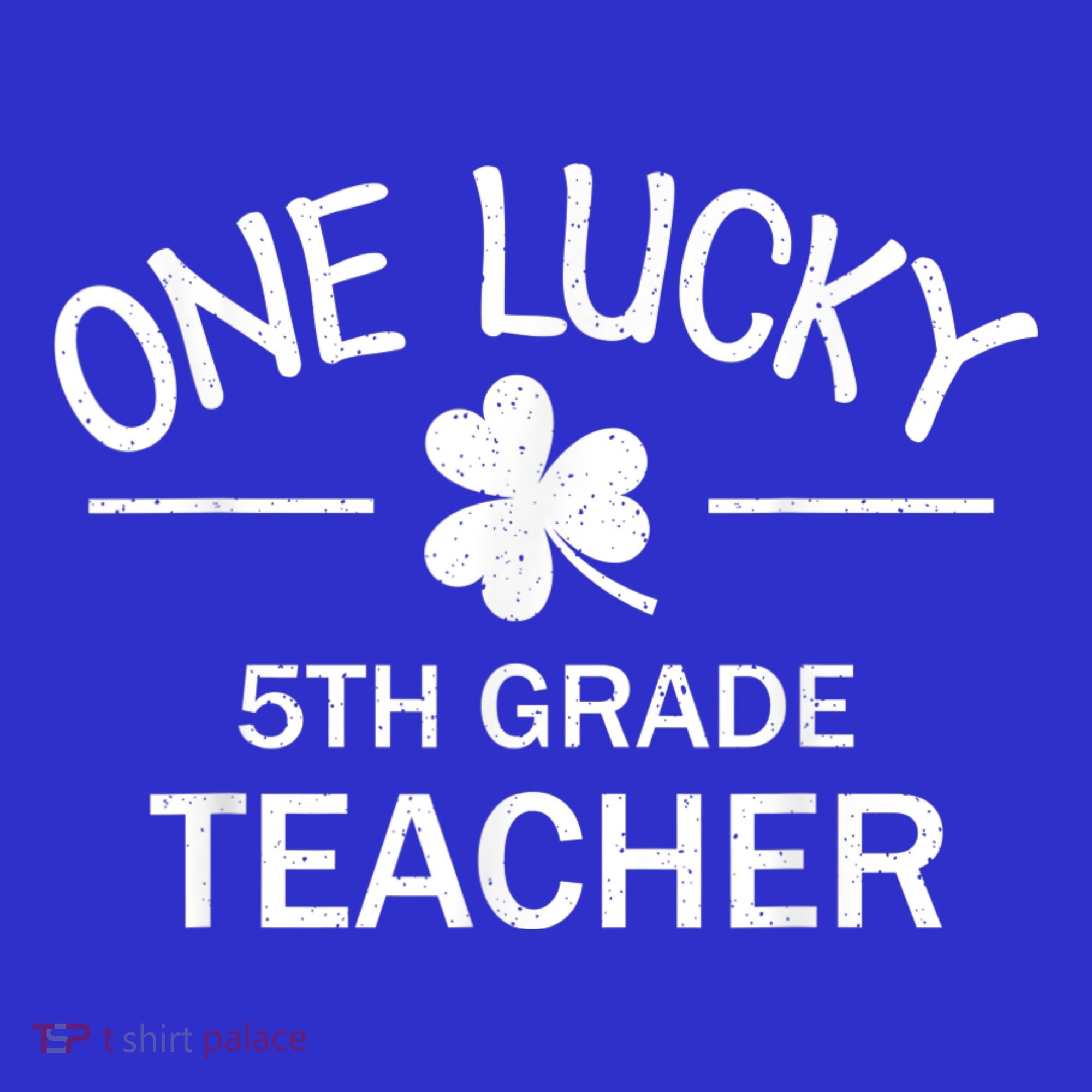 One Lucky 5th Grade Teacher Matching St Patricks Day Gift Women's Tank Top