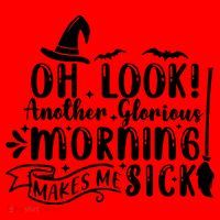Oh Look Another Glorious Morning Makes Me Sick Santa Hat thumb 1