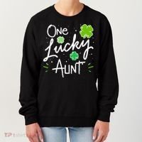 One Lucky Aunt St Patrick's Day Women's Sweatshirt thumb 0