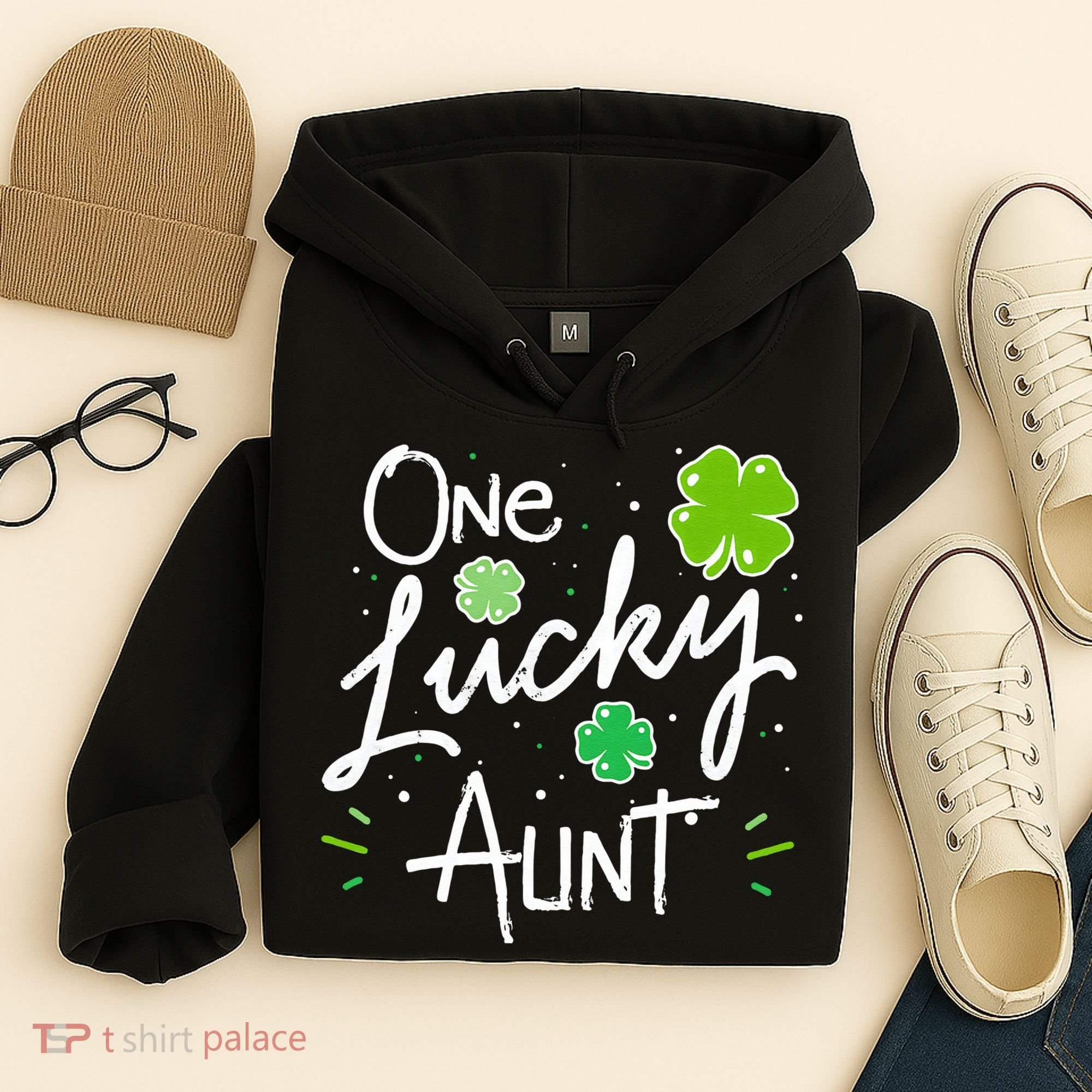 One Lucky Aunt St Patrick's Day Hoodie