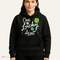 One Lucky Aunt St Patrick's Day Hoodie thumb 5