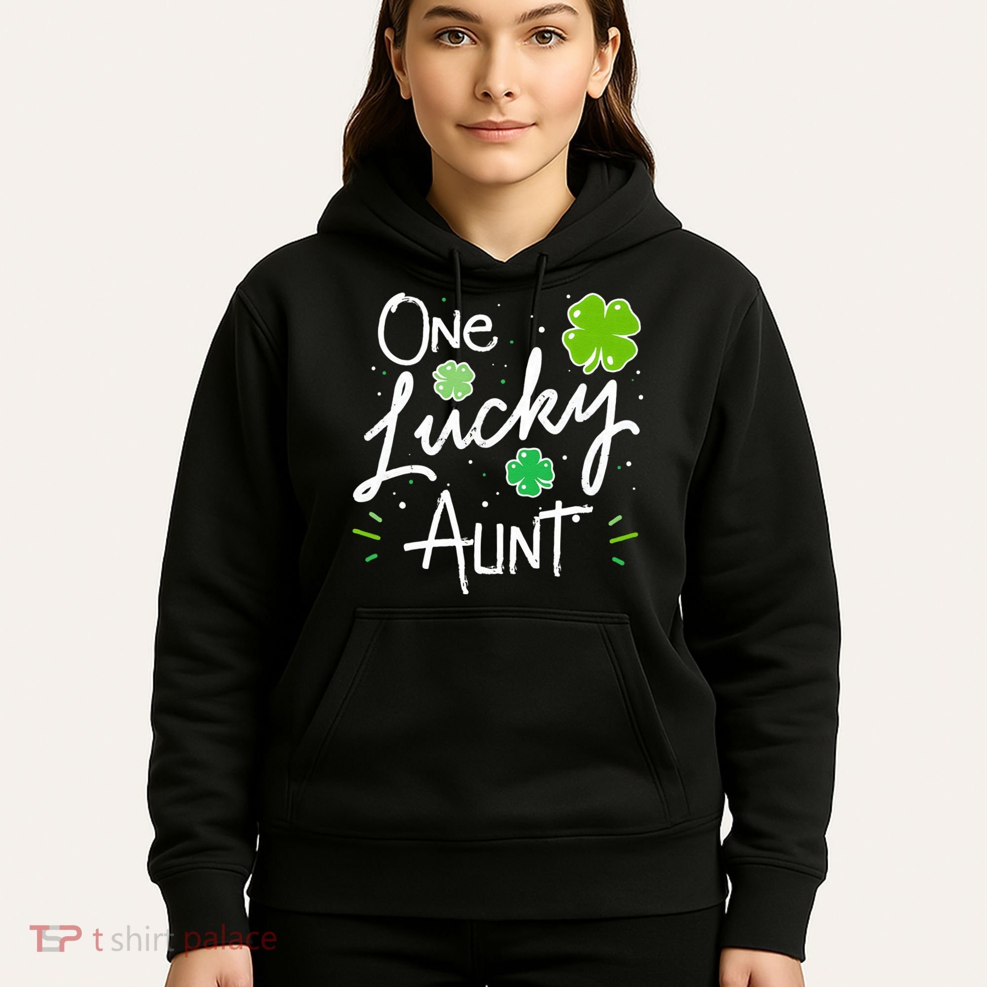 One Lucky Aunt St Patrick's Day Hoodie