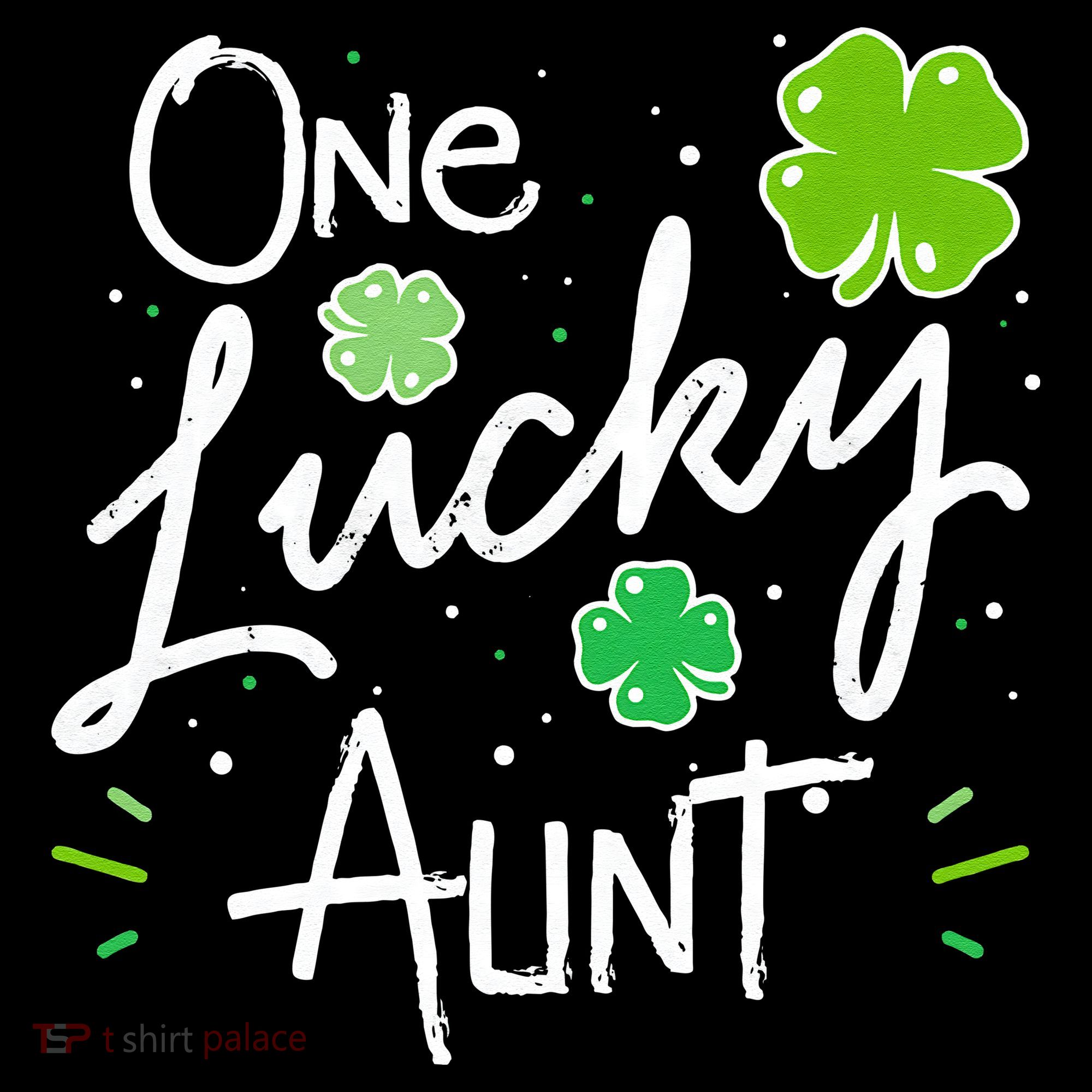 One Lucky Aunt St Patrick's Day Long Sleeve Shirt