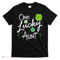 One Lucky Aunt St Patrick's Day T-Shirt thumb 0