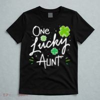 One Lucky Aunt St Patrick's Day T-Shirt thumb 5
