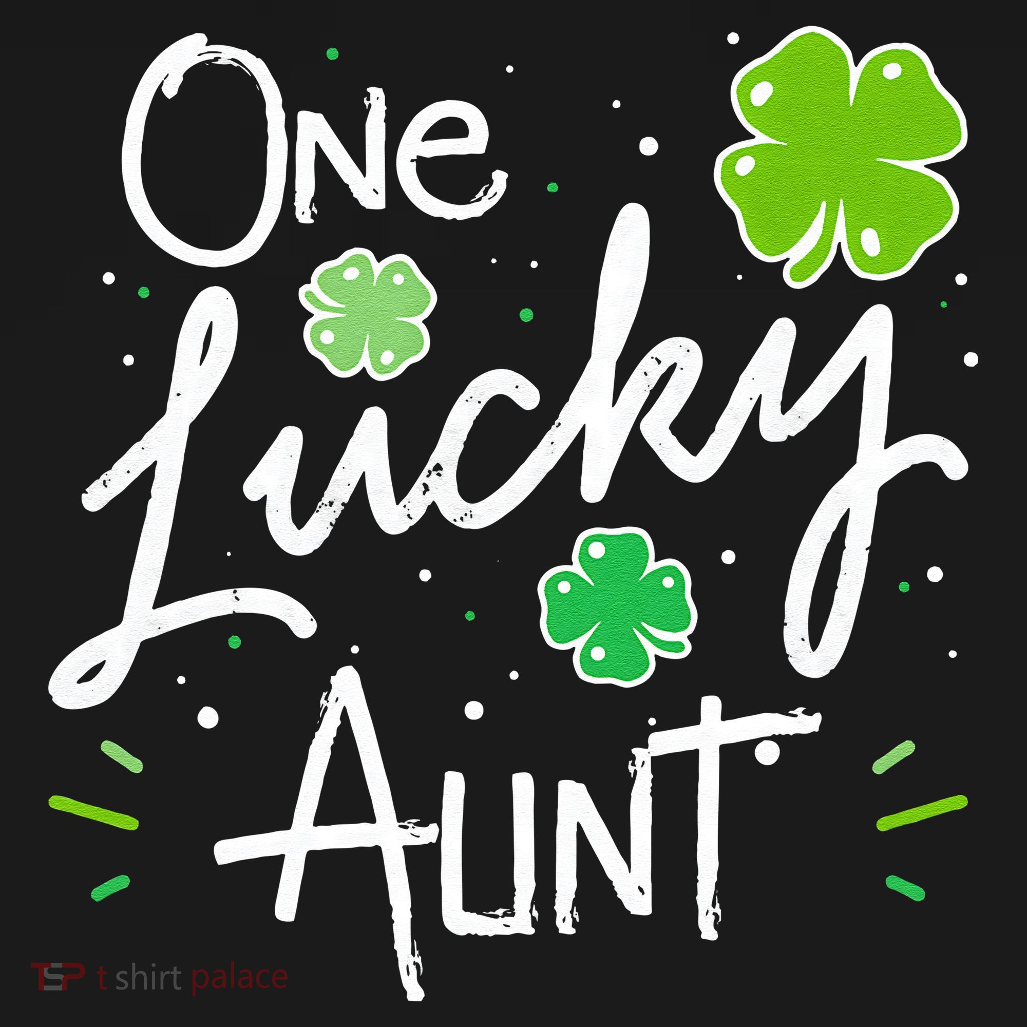 One Lucky Aunt St Patrick's Day Button