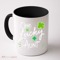 One Lucky Aunt St Patrick's Day Coffee Mug thumb 0
